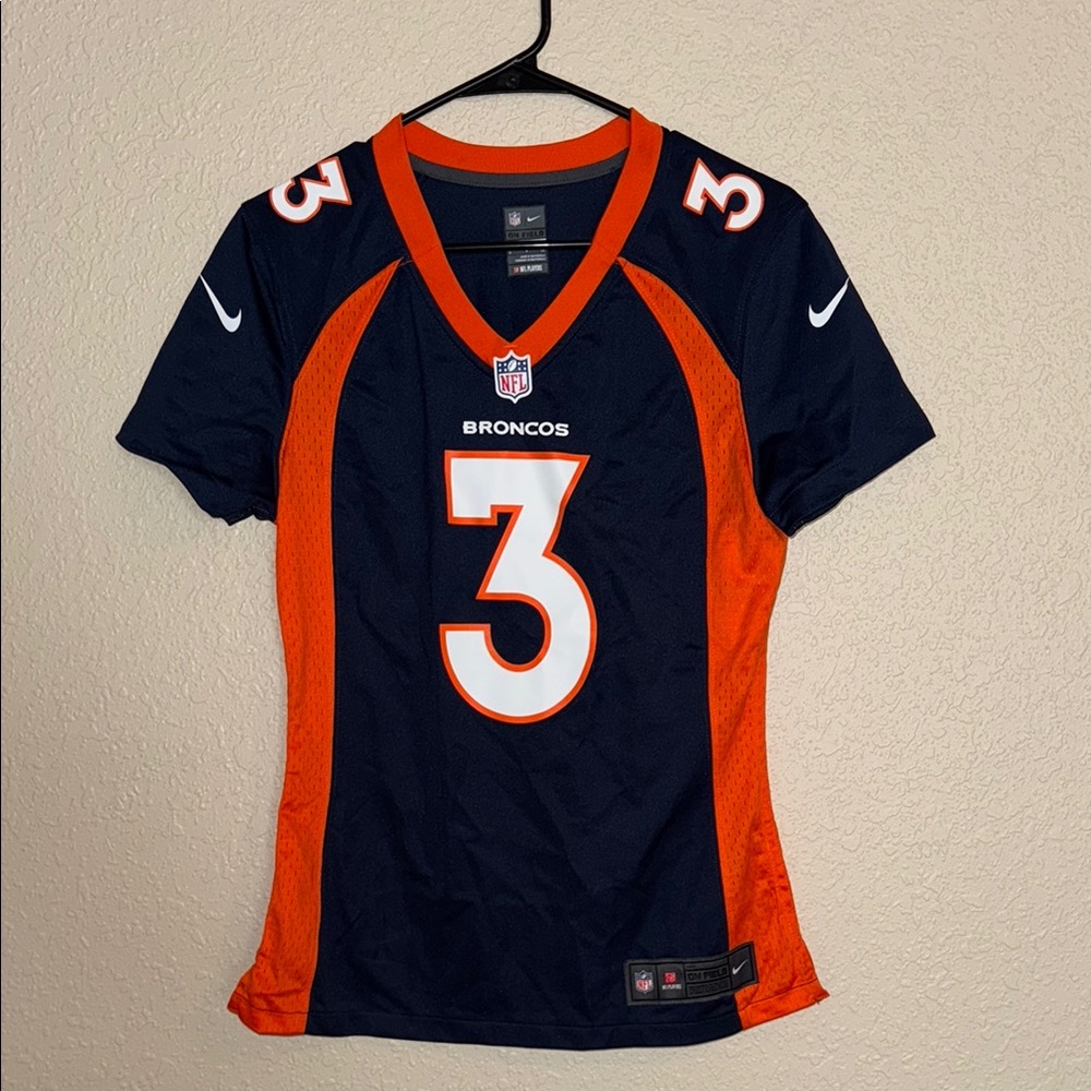 Nike Women's Navy and Orange NFL Top